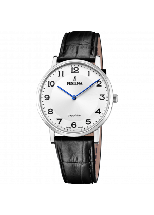 Festina men's white leather watch bracelet f20012/5