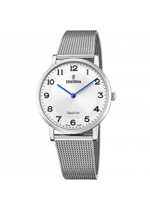 Festina men's white stainless steel watch bracelet f20014/5