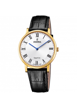 Festina men's white leather watch bracelet f20016/4