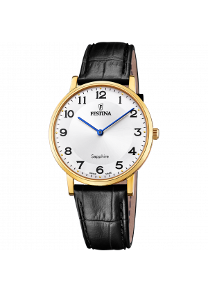 Festina men's white leather watch bracelet f20016/5