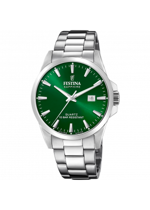 Festina swiss men's green stainless steel watch bracelet f20024/6