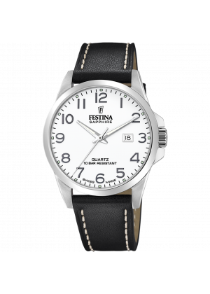 Festina watch f20025/1 silver men's