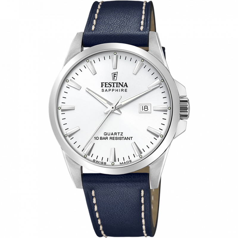 Festina watch f20025/2 silver men's