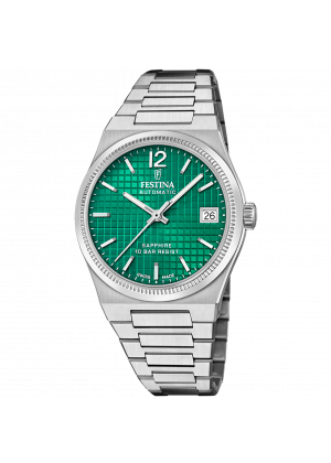 Festina women's watch swiss made rivé f20029/5 green