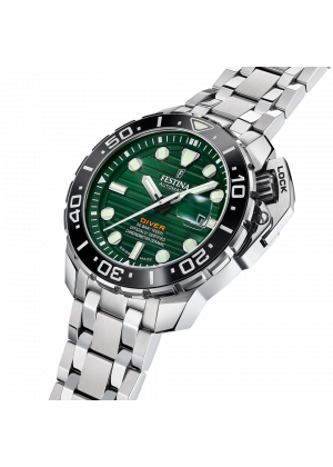 Festina swiss men's green watch f20043/4