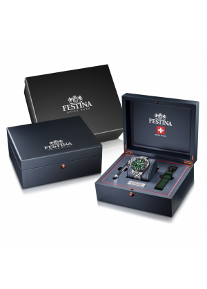 Festina swiss men's green watch f20043/4