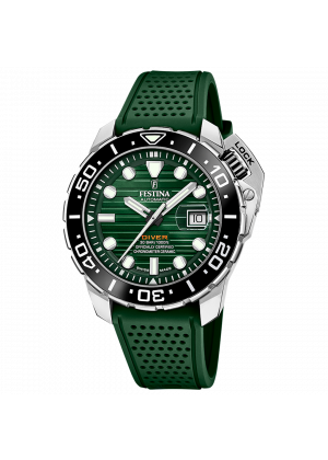 Festina swiss men's green watch f20043/4