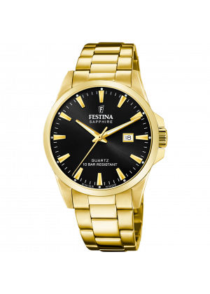 Festina swiss men's black watch f20044/6