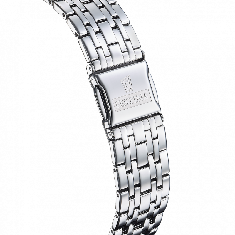 Festina swiss made men's white stainless steel watch bracelet f20045/2