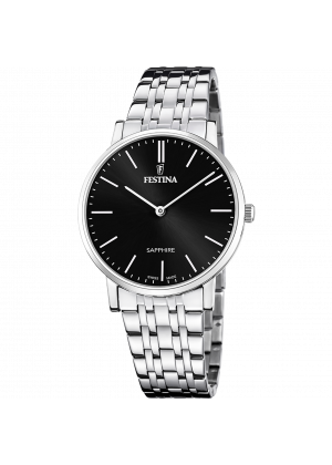 Festina swiss made men's black stainless steel watch bracelet f20045/4