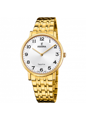 Festina swiss men's white watch f20046/1