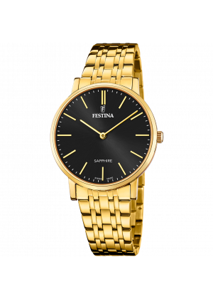 Festina swiss men's black watch f20046/5