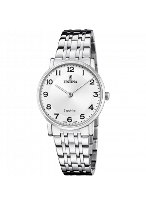 Festina swiss made women's white stainless steel watch bracelet f20047/1