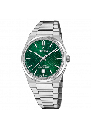 Festina swiss made men's watch rivé f20051/5 green