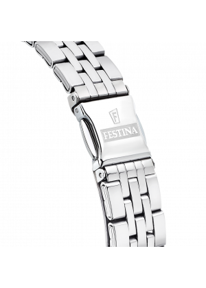 Festina mademoiselle watch f16867/1 silver steel strap, women's