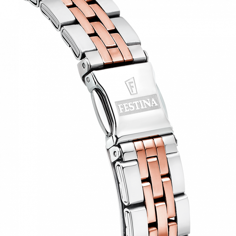 Festina mademoiselle watch f16868/2 silver steel strap, women's