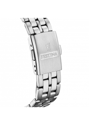 Festina junior collection watch f16907/2 blue steel strap, children's.