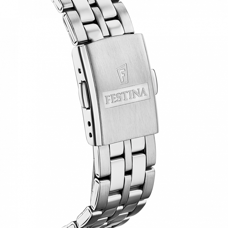 Festina junior collection watch f16907/2 blue steel strap, children's.