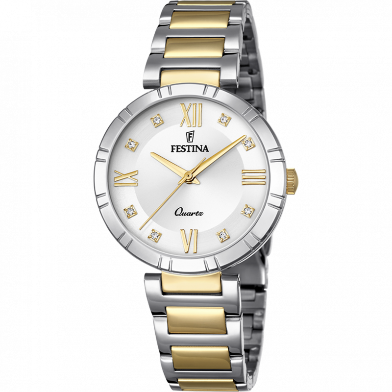 Festina watch mademoiselle f16937/a steel steel strap, woman