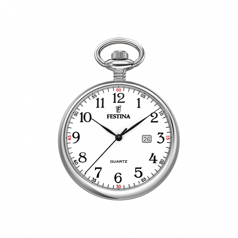 Festina f2019/1 white men's pocket watch