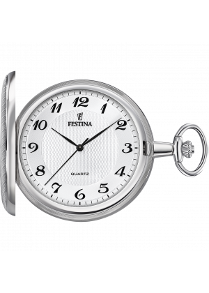 Festina pocket f2024/1 silver men's pocket watch