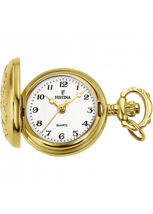 Festina pocket f2033/1 white women's pocket watch