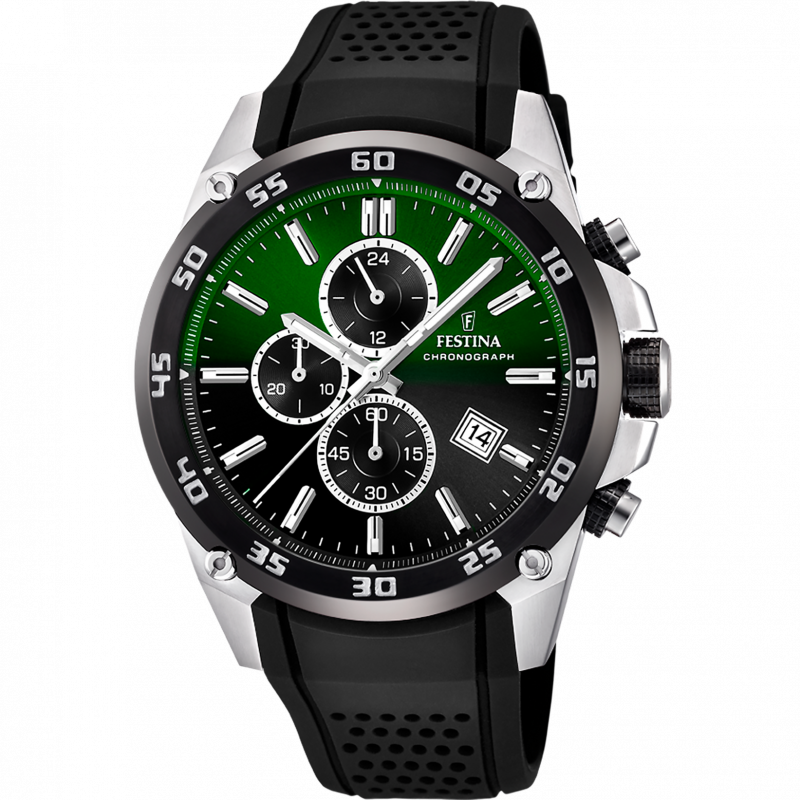 Festina men's green the originals rubber watch bracelet f20330/b