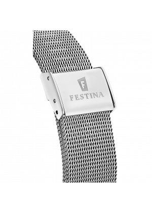 Festina mademoiselle watch f20420/1 mother-of-pearl steel strap, women