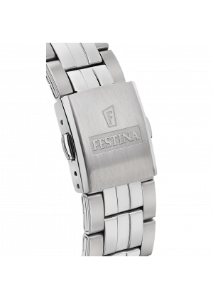 Festina classics watch f20425/1 white steel strap, men