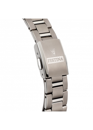 Festina calendar titanium watch f20436/2 gray titanium strap, women's.