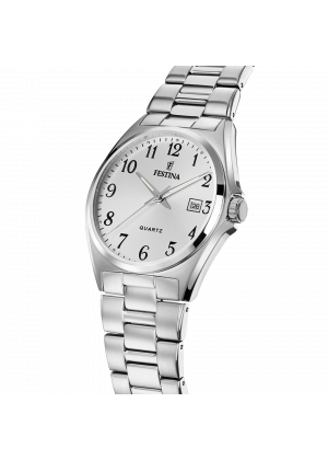 Festina watch f20552/1 white steel strap, men