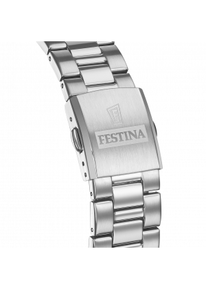 Festina watch f20552/1 white steel strap, men