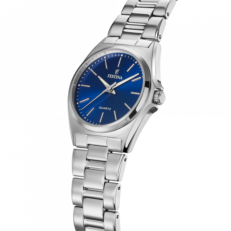 Festina classics watch f20553/3 blue steel strap, women