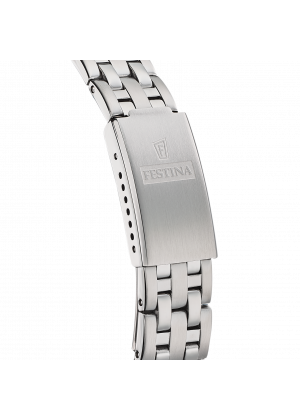 Festina classics watch f20455/1 silver steel strap, women's