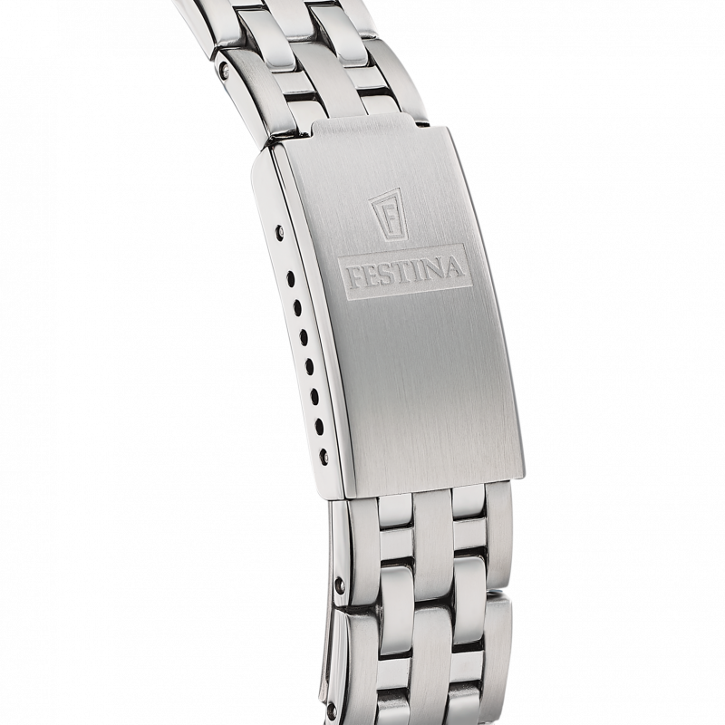 Festina classics watch f20455/1 silver steel strap, women's