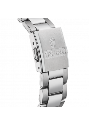 Festina junior collection watch f20457/1 white steel strap, children's.