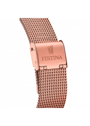 Festina boyfriend watch f20477/1 with pink steel strap, for women.