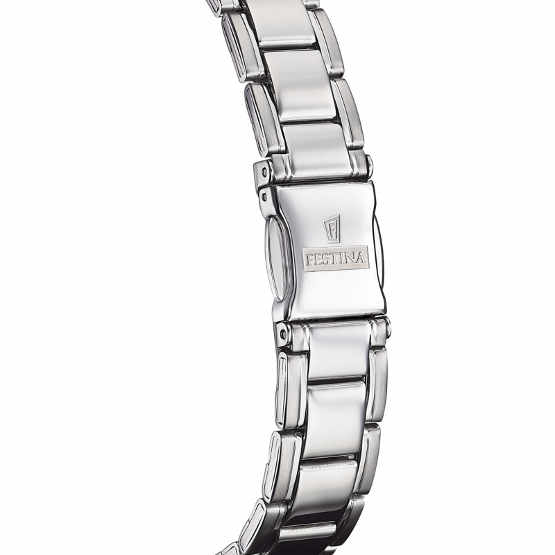 Festina classics watch f20509/2 silver steel strap, women's