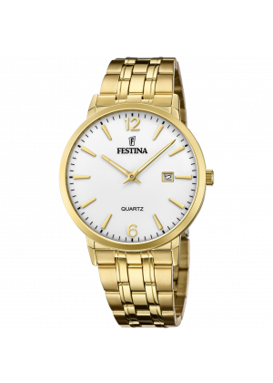 Festina classics watch f20513/2 silver steel strap, men