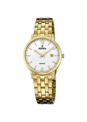 Festina classics watch f20514/2 silver steel strap, women