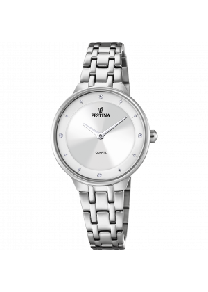 Festina watch f20600/1 silver steel strap, women's