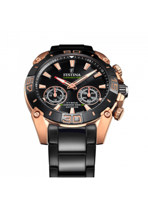 Festina connected watch f20548/1 black steel strap, men