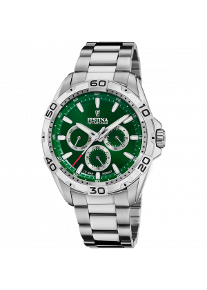 Festina men's green stainless steel watch bracelet f20623/3