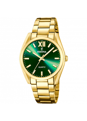 Festina women's green stainless steel watch bracelet f20640/9