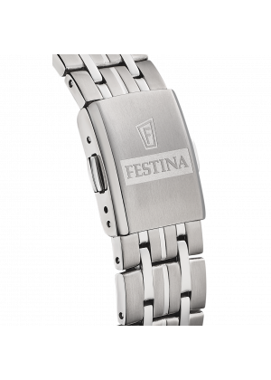 Festina titanium watch f20466/2 blue titanium strap, men's