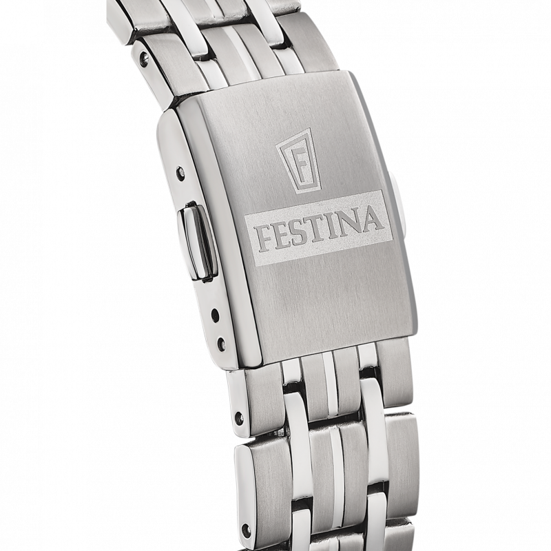 Festina titanium watch f20466/2 blue titanium strap, men's