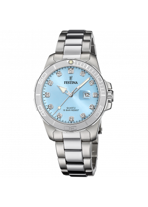 Festina women's blue boyfriend stainless steel bracelet f20503/5