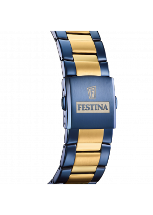 Reloj festina f20564/1 azul correa de acero, hombre