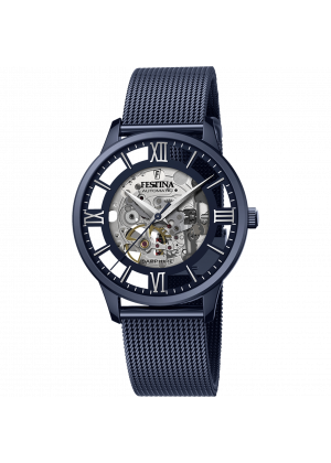 Festina watch f20574/1 blue steel strap, men