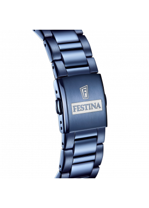 Festina watch f20576/1 blue steel strap, men